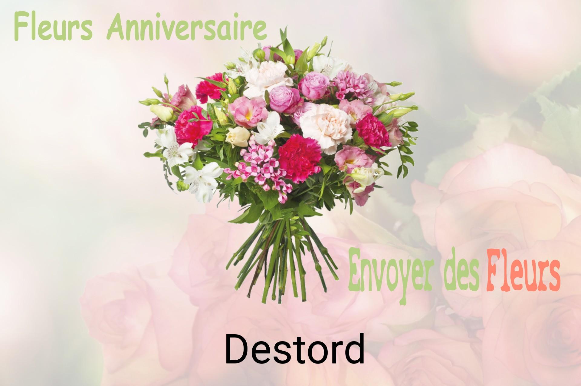 Bouquet de fleurs d’anniversaire livré à Destord